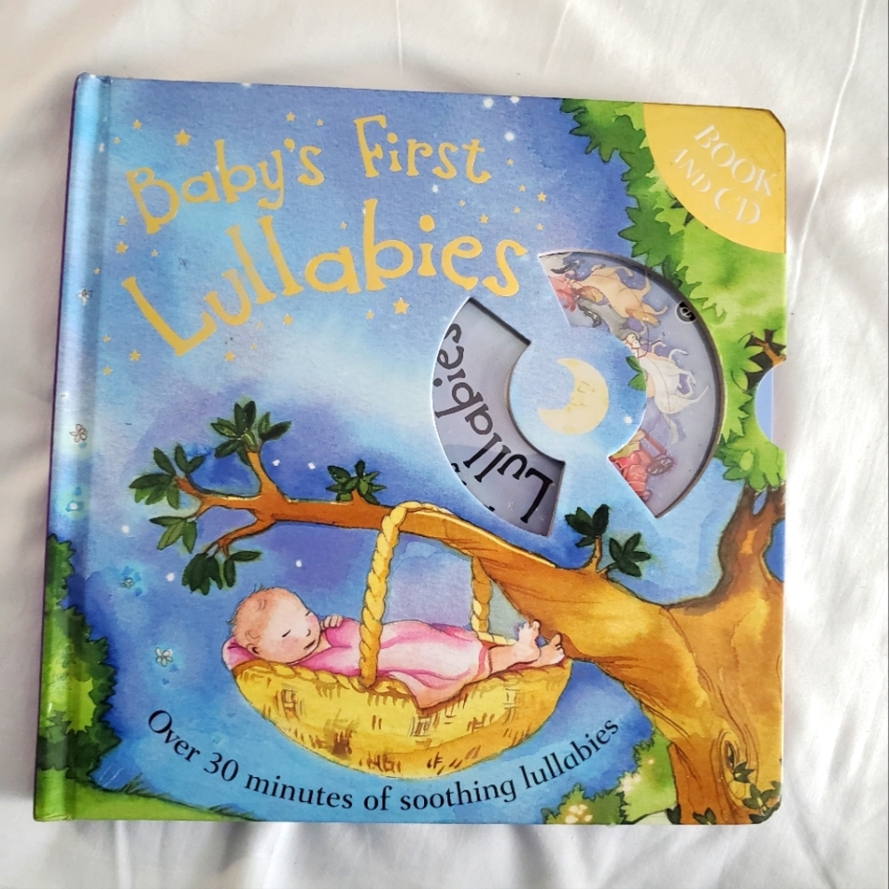 : Babys first lullabies Bedtime Lullaby over 30 minutes of music Book & CD